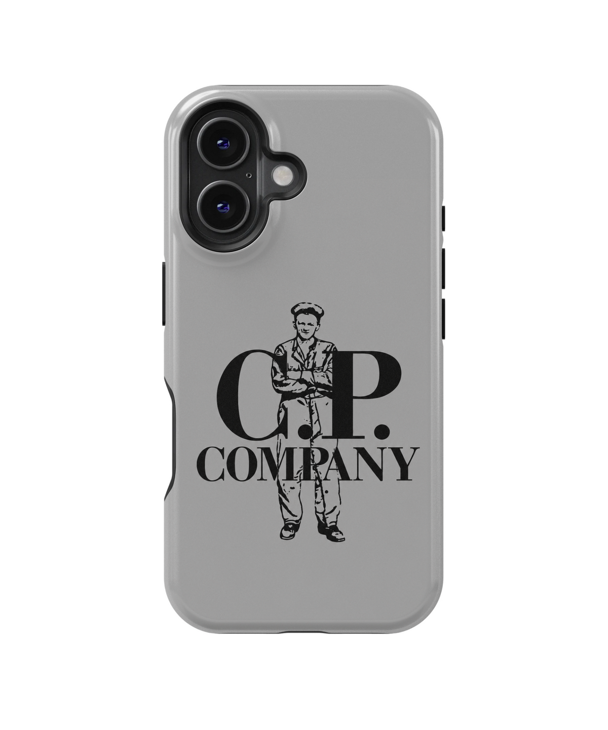 Coque bonhomme gris